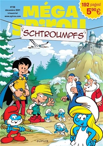 jaquette livre Méga Spirou Hors-Série - Schtroumpfs