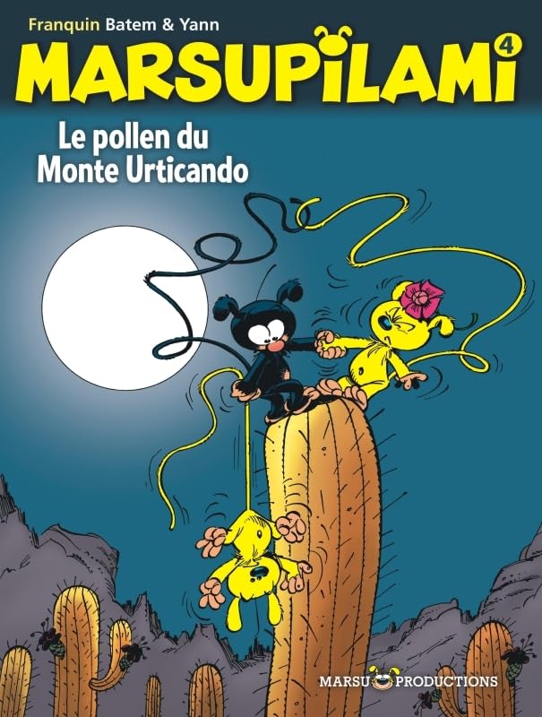 jaquette livre Le Marsupilami, tome 4 : Le Pollen du Monte Urticando