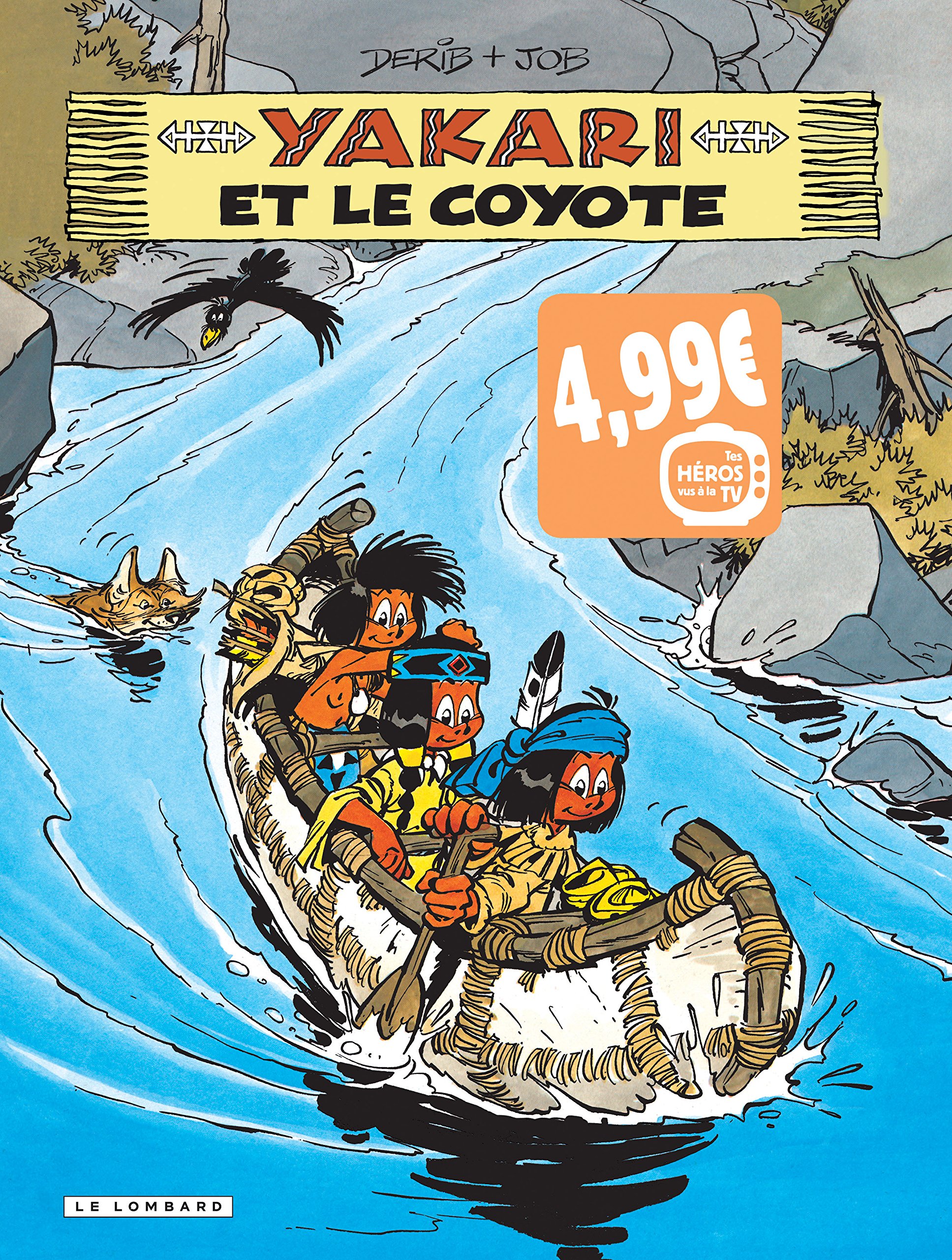 jaquette livre Yakari et le Coyotte - tome 12 (OP Vu à la télé)
