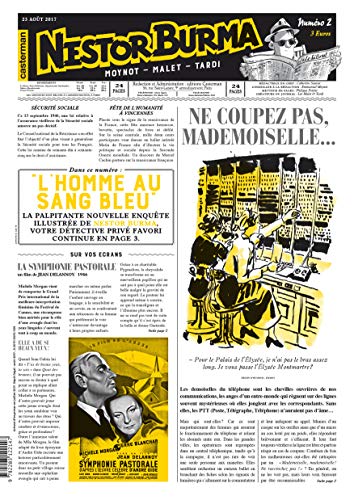 jaquette livre Nestor Burma N° 2 - L'homme Au Sang Bleu
