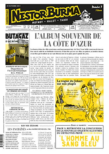 jaquette livre Nestor Burma N° 3 - L'homme Au Sang Bleu