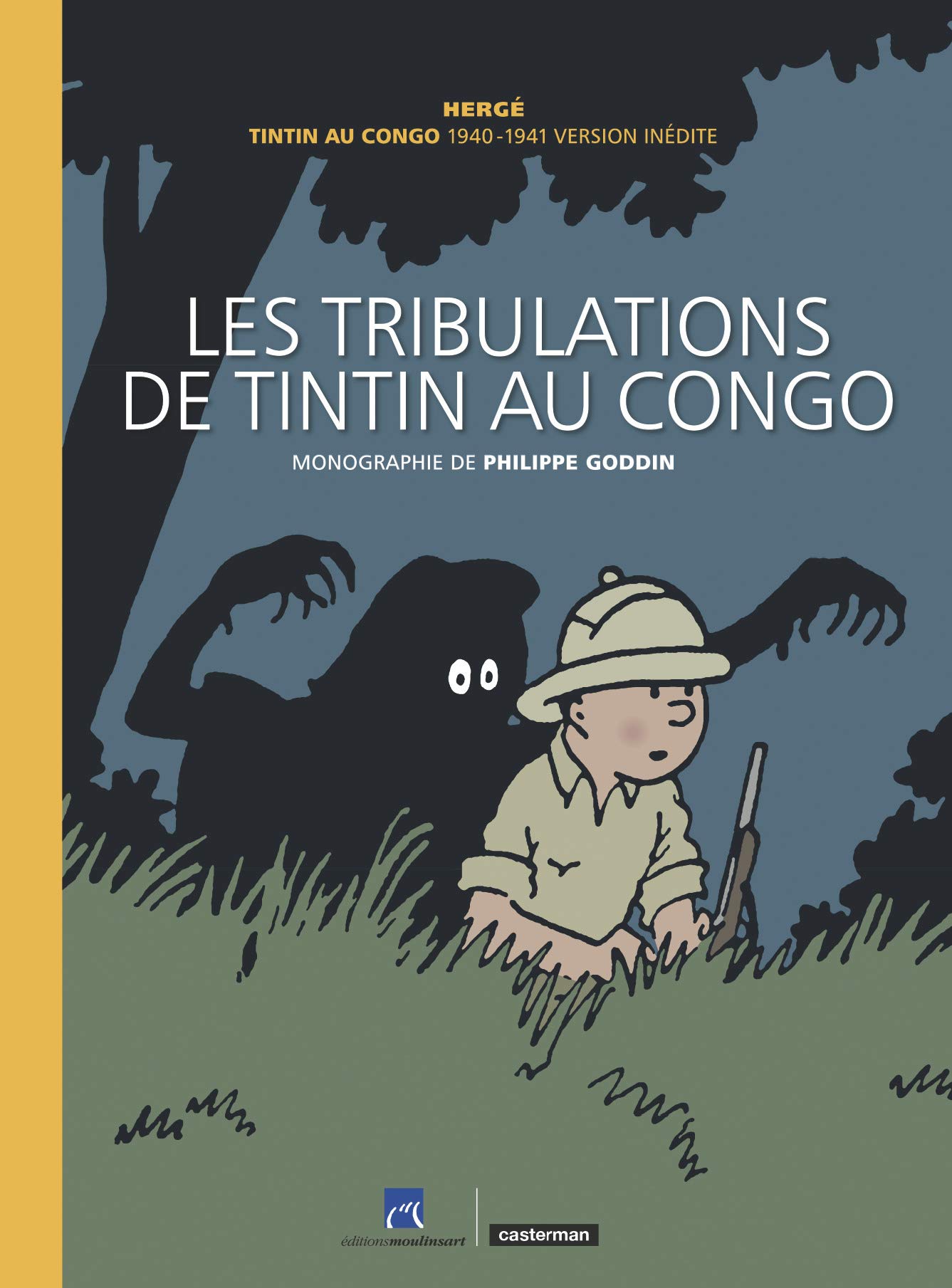 jaquette livre Les tribulations de Tintin au Congo