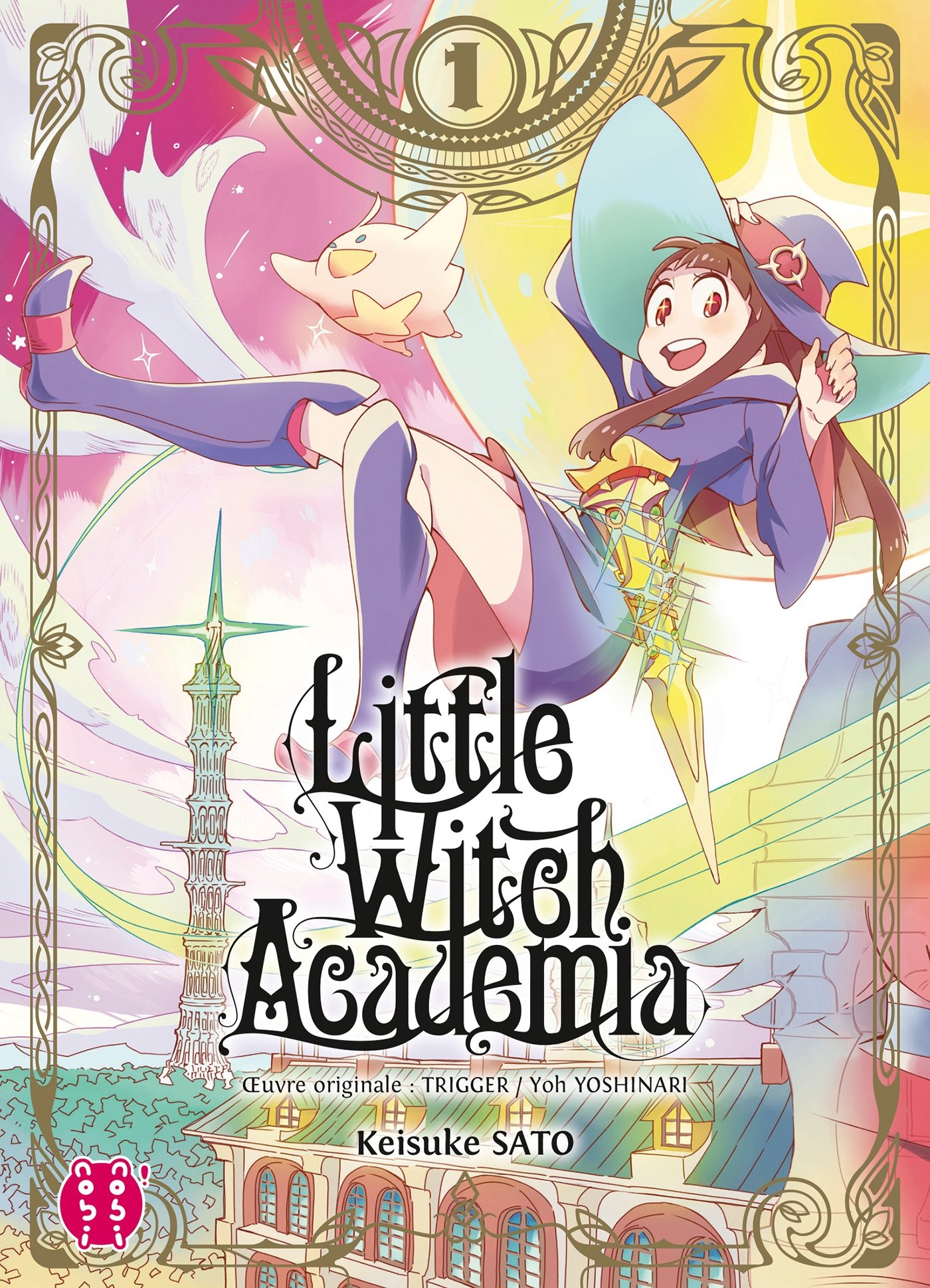 jaquette livre Little Witch Academia T01