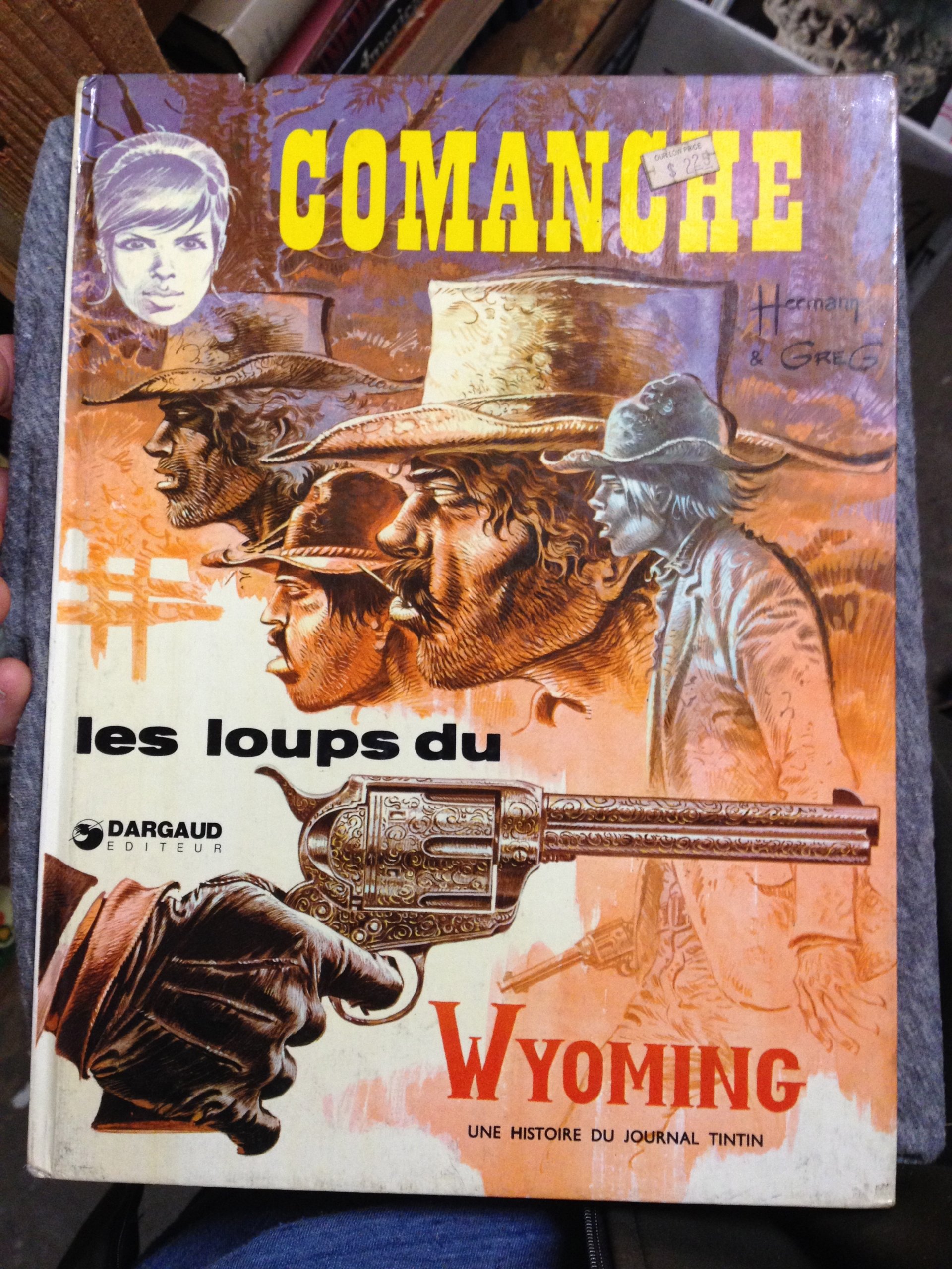 jaquette livre Comanche, tome 3 : Les Loups du Wyoming