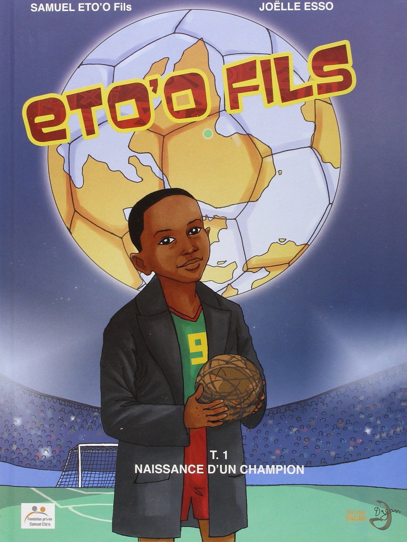jaquette livre SAMUEL ETO'O FILS, Tome 1, Naissance d'un champion