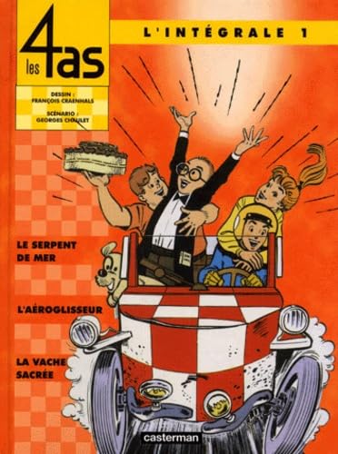 jaquette livre Les 4 As L'intégrale Tome 1 - L'aéroglisseur - La Vache Sacrée
