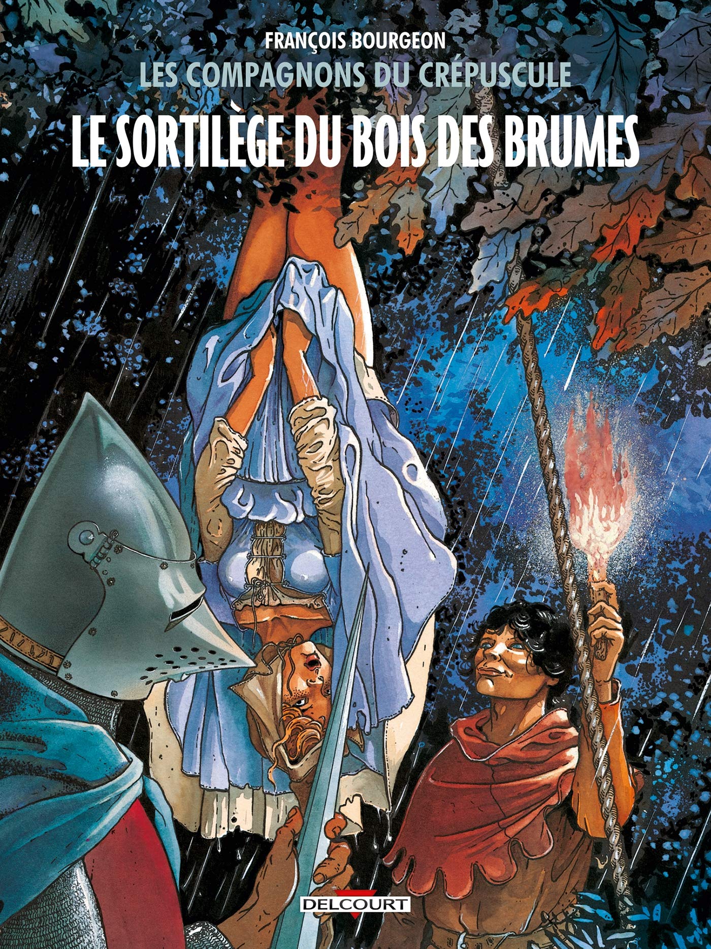 jaquette livre Les Compagnons du crépuscule T1 - Le Sortilège du Bois des Brumes
