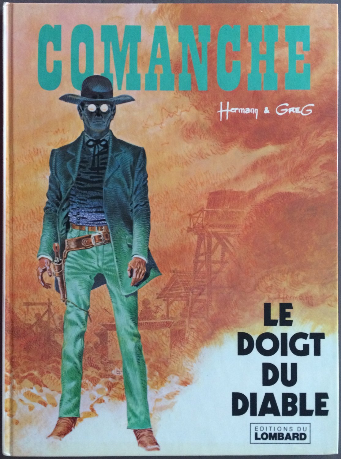 jaquette livre Comanche, tome 7 : Le Doigt du diable