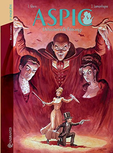 jaquette livre Aspic, Détectives De L'étrange 2e Enquête - Deux Ch'tis Indiens - Vaudeville Chez Les Vampires