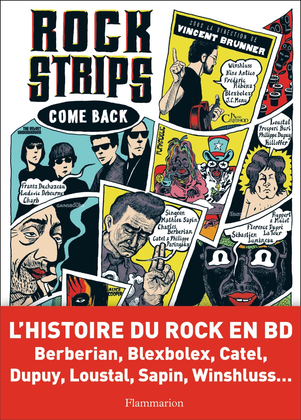 jaquette livre Rock Strips come back
