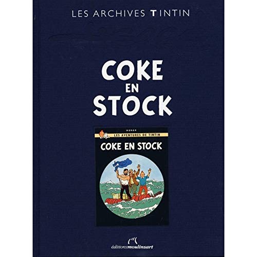 jaquette livre Les Archives Tintin - Coke en Stock