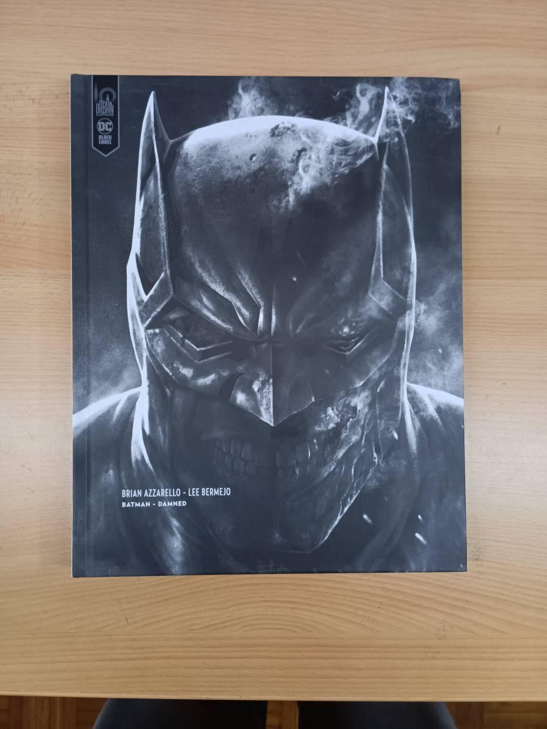 jaquette livre Batman damned - Édition noir et blanc