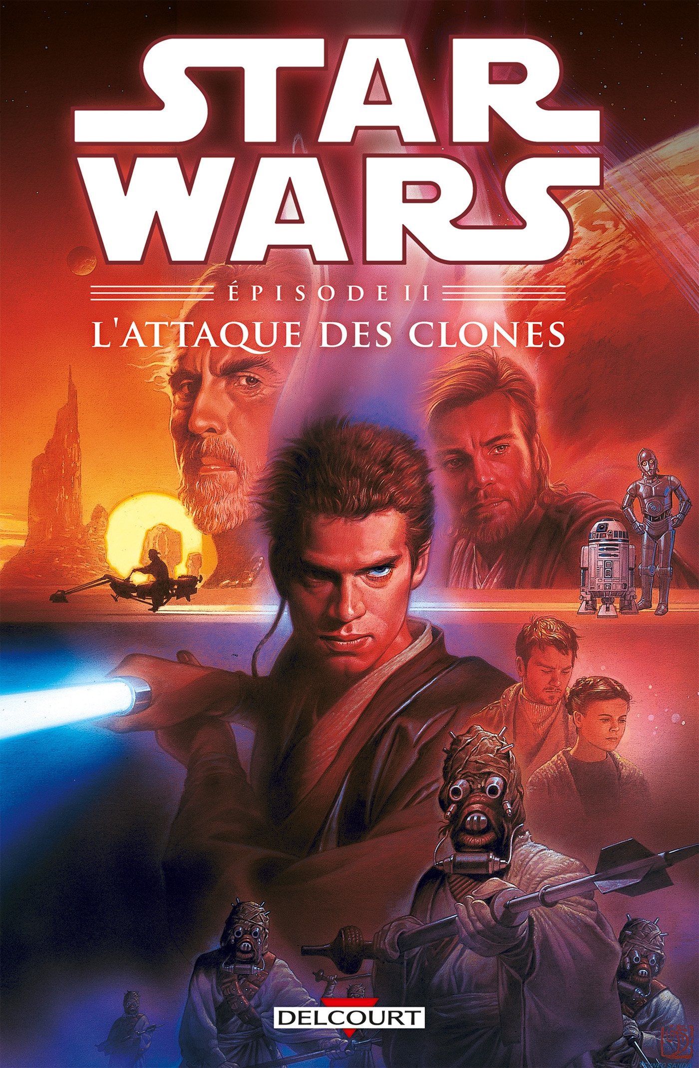 jaquette livre Star Wars Épisode II - L'Attaque des clones (NED)