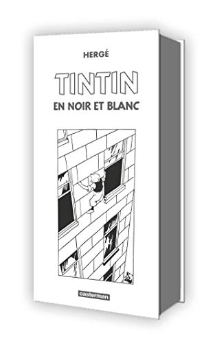 jaquette livre Les Aventures De Tintin - Tintin En Noir Et Blanc - Coffret De 9 Volumes