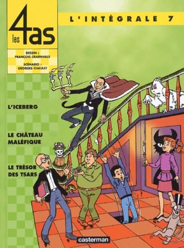 jaquette livre Les 4 As L'intégrale Tome 7 - L'iceberg, Le Château Maléfique, Le Trésor Des Tsars