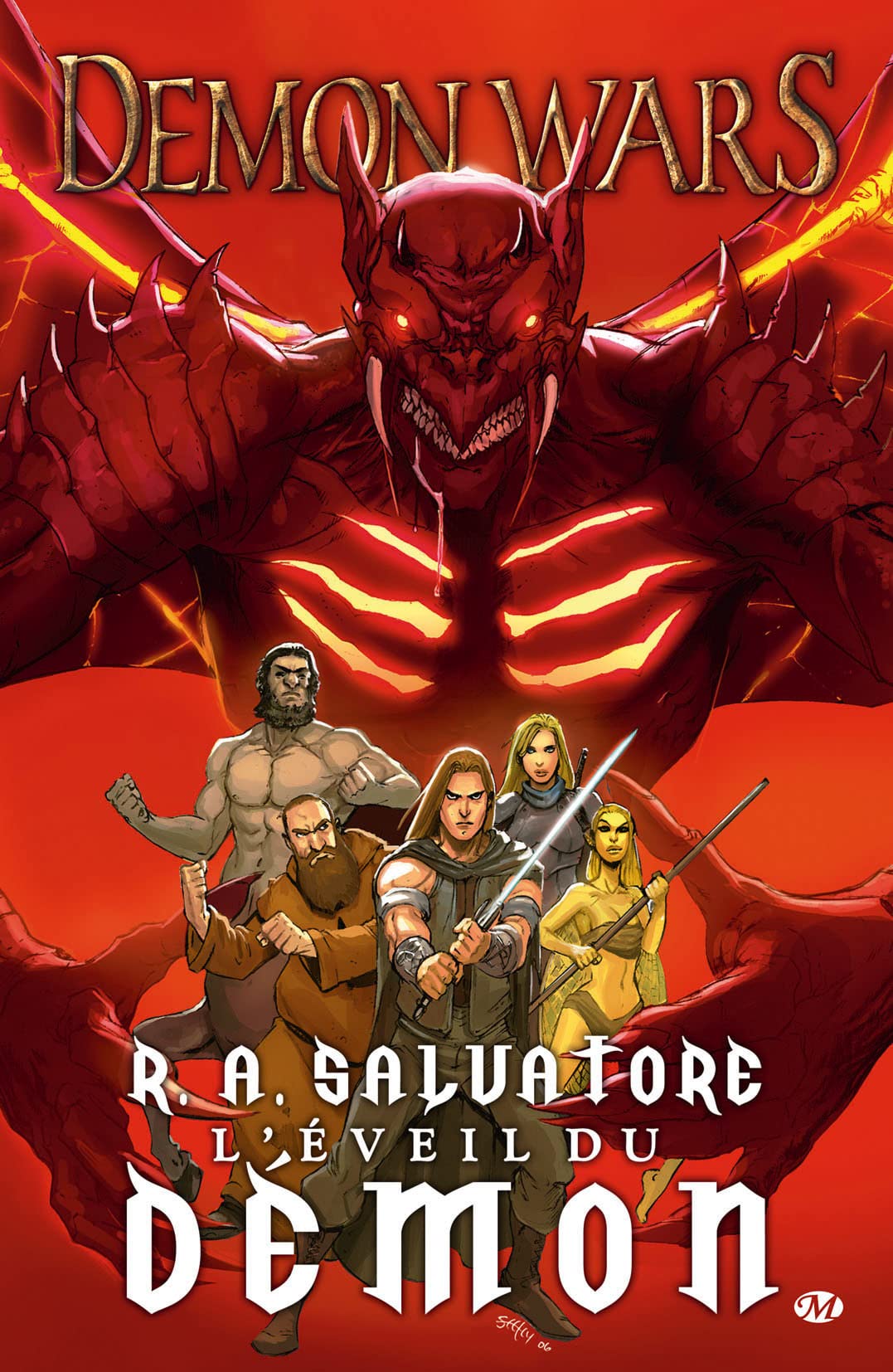 jaquette livre Demon Wars, Tome 1: L'Éveil du démon