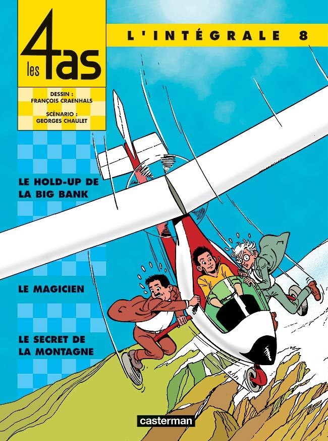 jaquette livre Les 4 As L'intégrale Tome 8 - Le Hold-Up De La Big Bank - Le Magicien - Le Secret De La Montagne