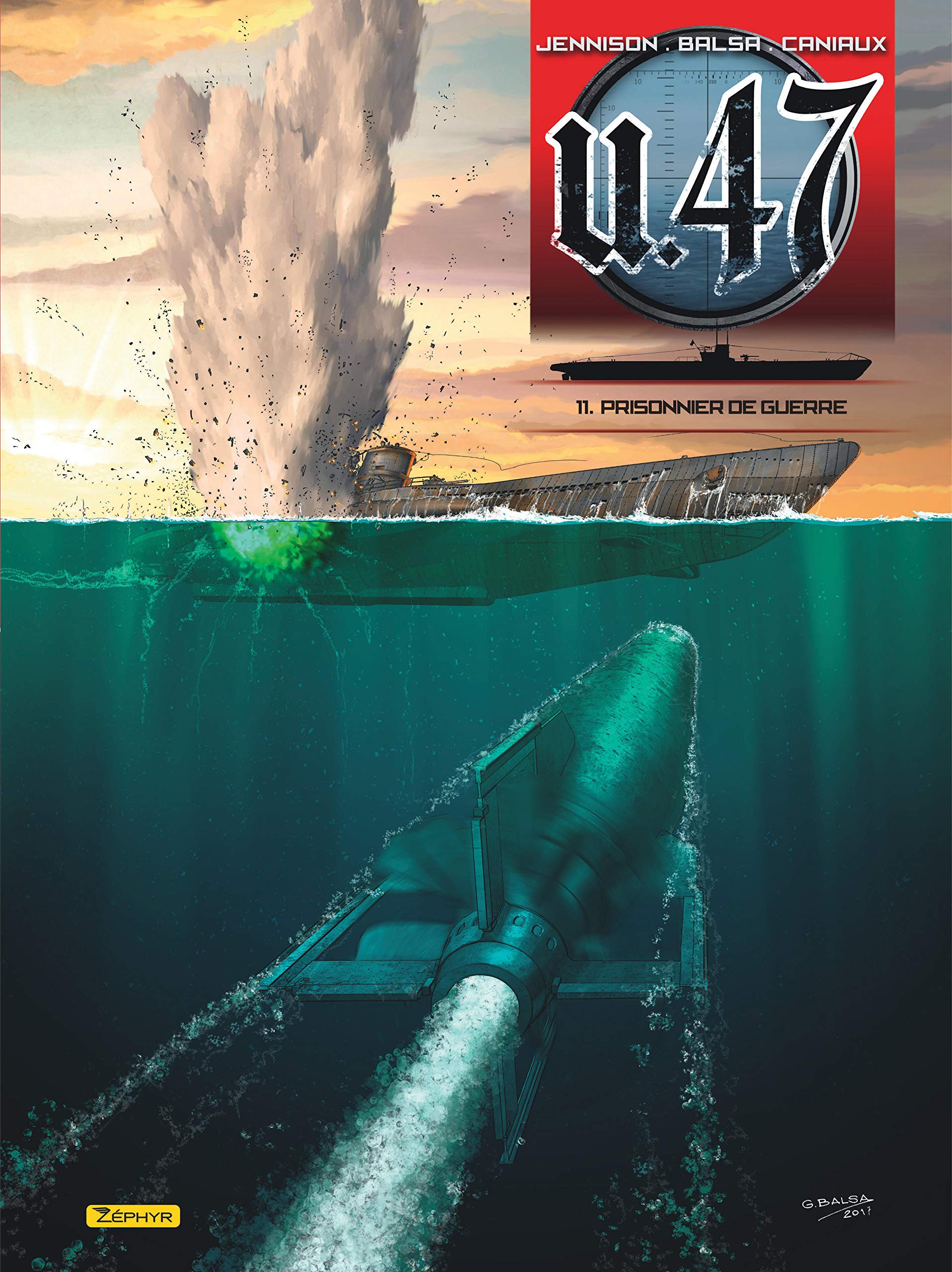 jaquette livre U.47, Tome 11 : Prisonnier de guerre