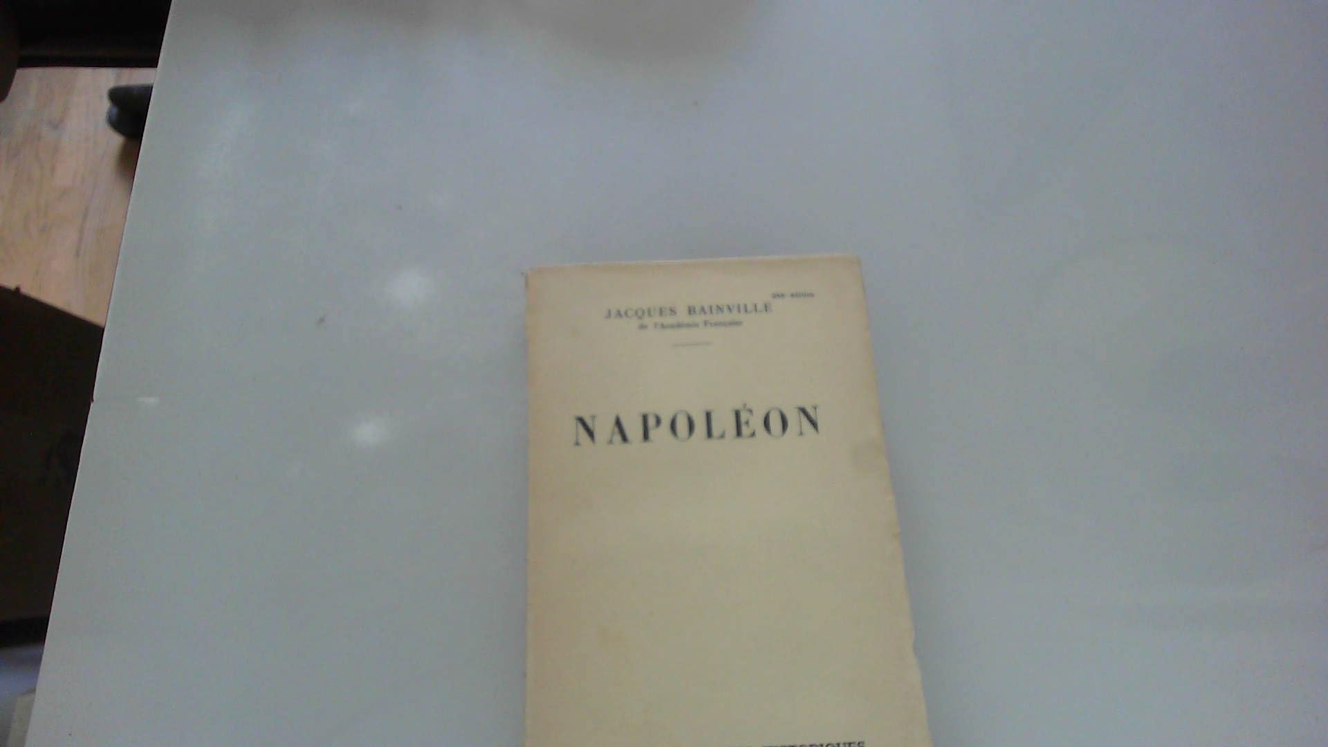 jaquette livre Napoléon