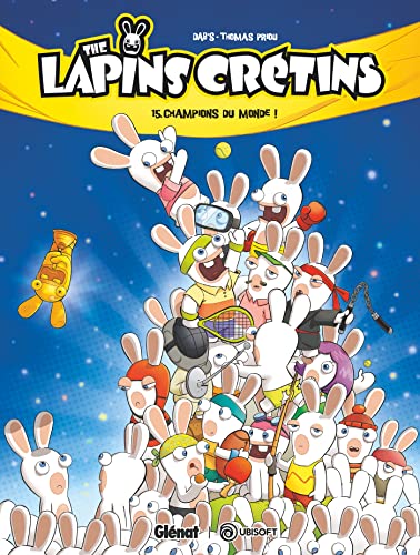jaquette livre The Lapins Crétins Tome 15 - Champions Du Monde !