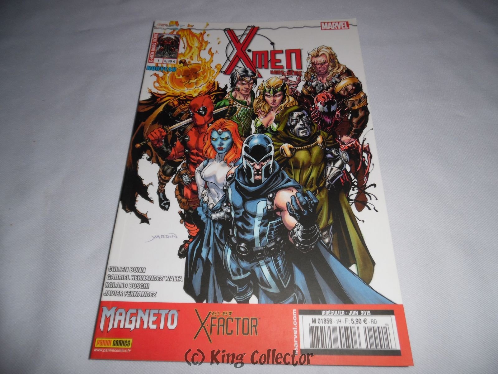 jaquette livre X-Men, Hors-série 1 : Magnéto & Facteur-X