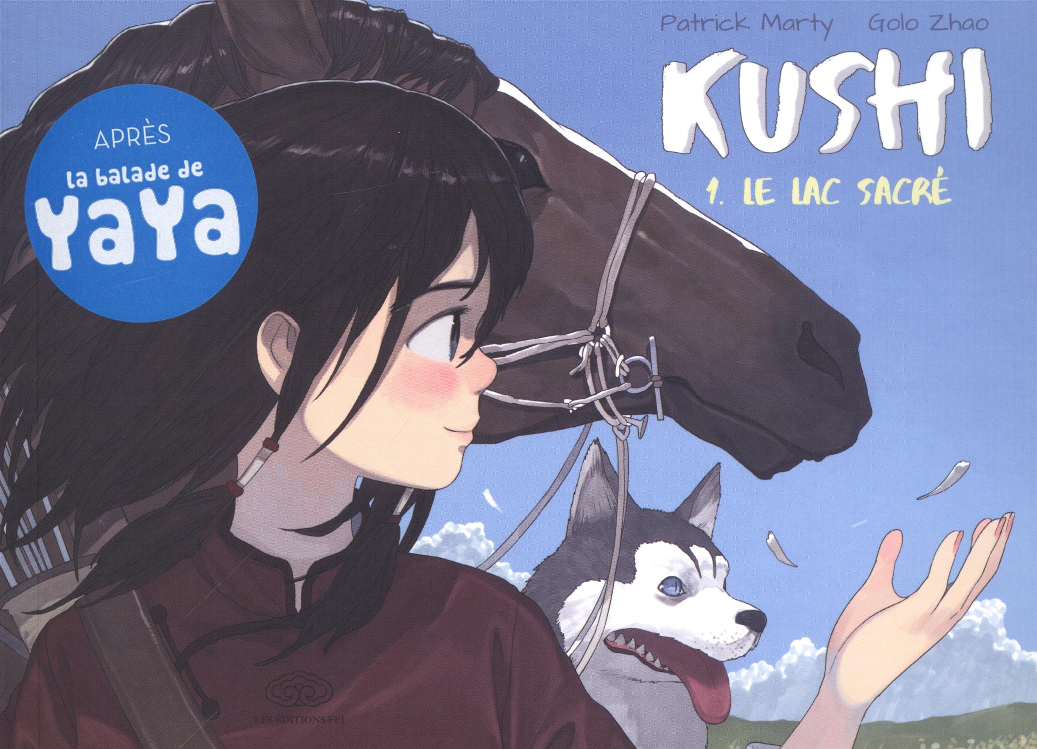 jaquette livre Kushi T1 - le Lac sacré