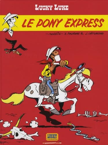 jaquette livre Lucky Luke Tome 28 - Le Pony Express