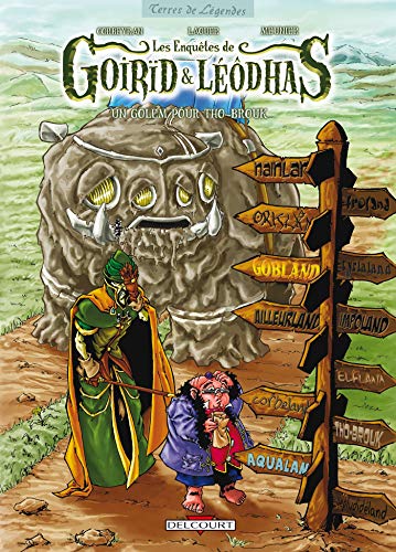 jaquette livre Les Enquètes De Goirïd Et Leôdhas Tome 2 - Un Golem Pour Tho-Brouk