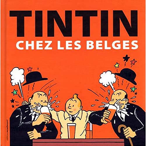jaquette livre Tintin chez les belges
