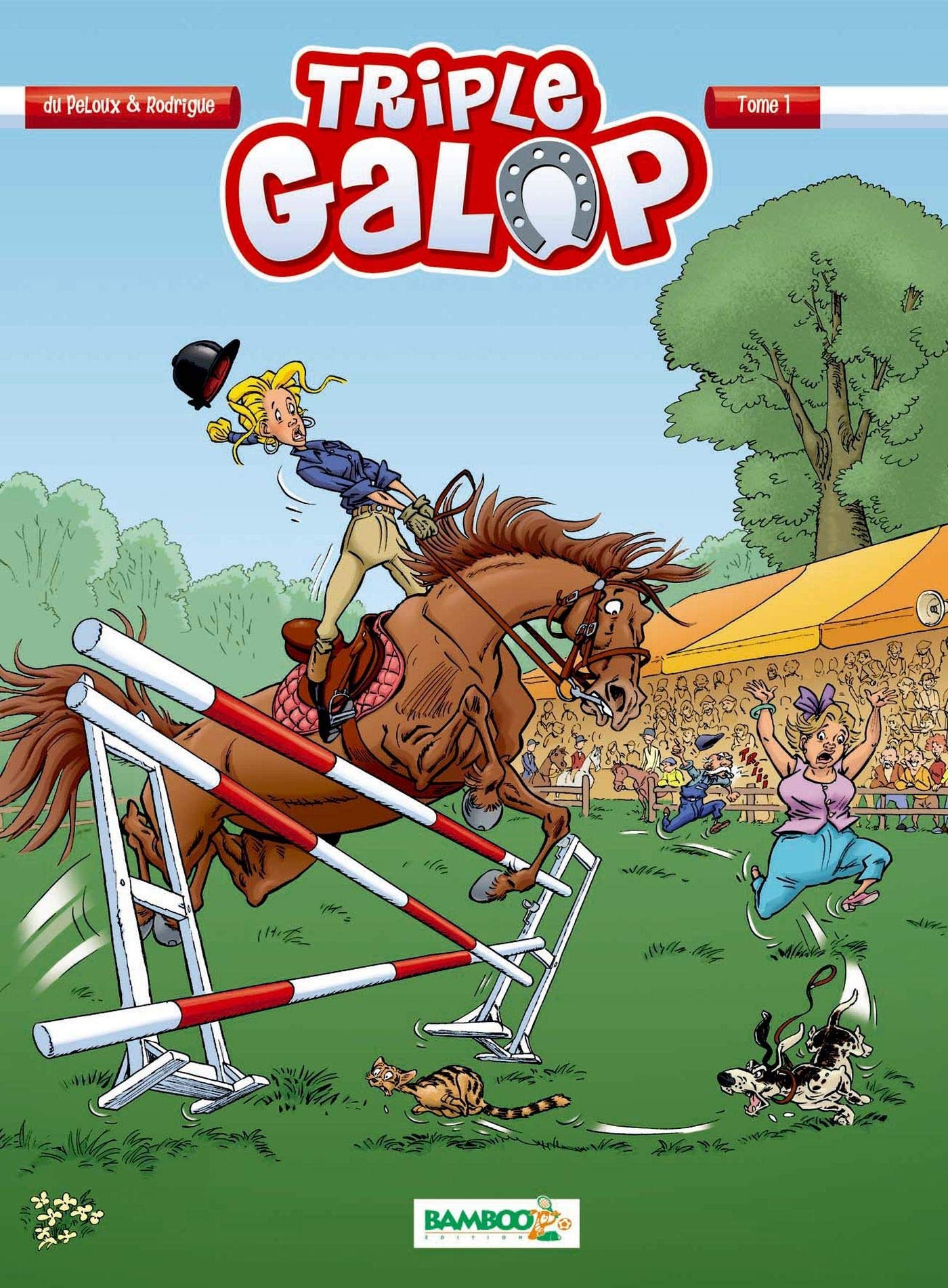 jaquette livre Triple galop, Tome 1 :