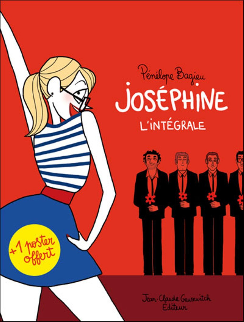 jaquette livre Joséphine, intégrale collector T1 à T3 + un poster