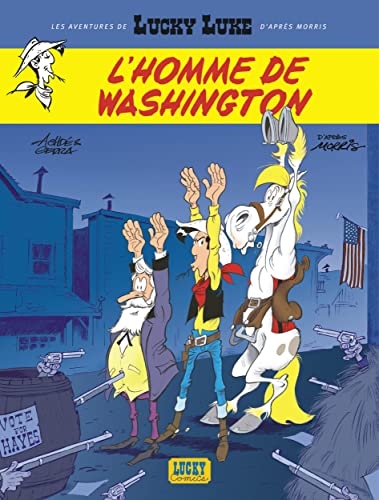 jaquette livre Les Aventures De Lucky Luke D'après Morris Tome 3 - L'homme De Washington