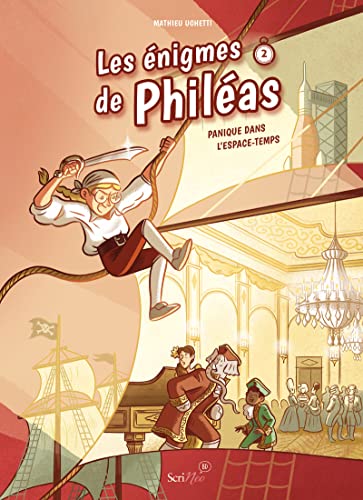 jaquette livre Les Énigmes De Philéas Tome 2 - Panique Dans L'espace-Temps