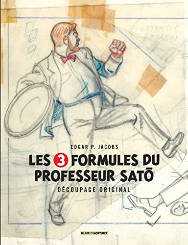 jaquette livre Les Aventures De Blake Et Mortimer - Les 3 Formules Du Professeur Sato - Découpage Original