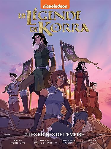 jaquette livre La Légende De Korra Tome 2 - Les Ruines De L'empire