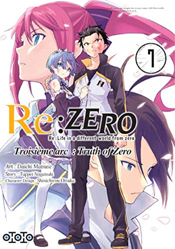 jaquette livre Re:Zero ? Troisième Arc - Truth of Zero - Tome 7