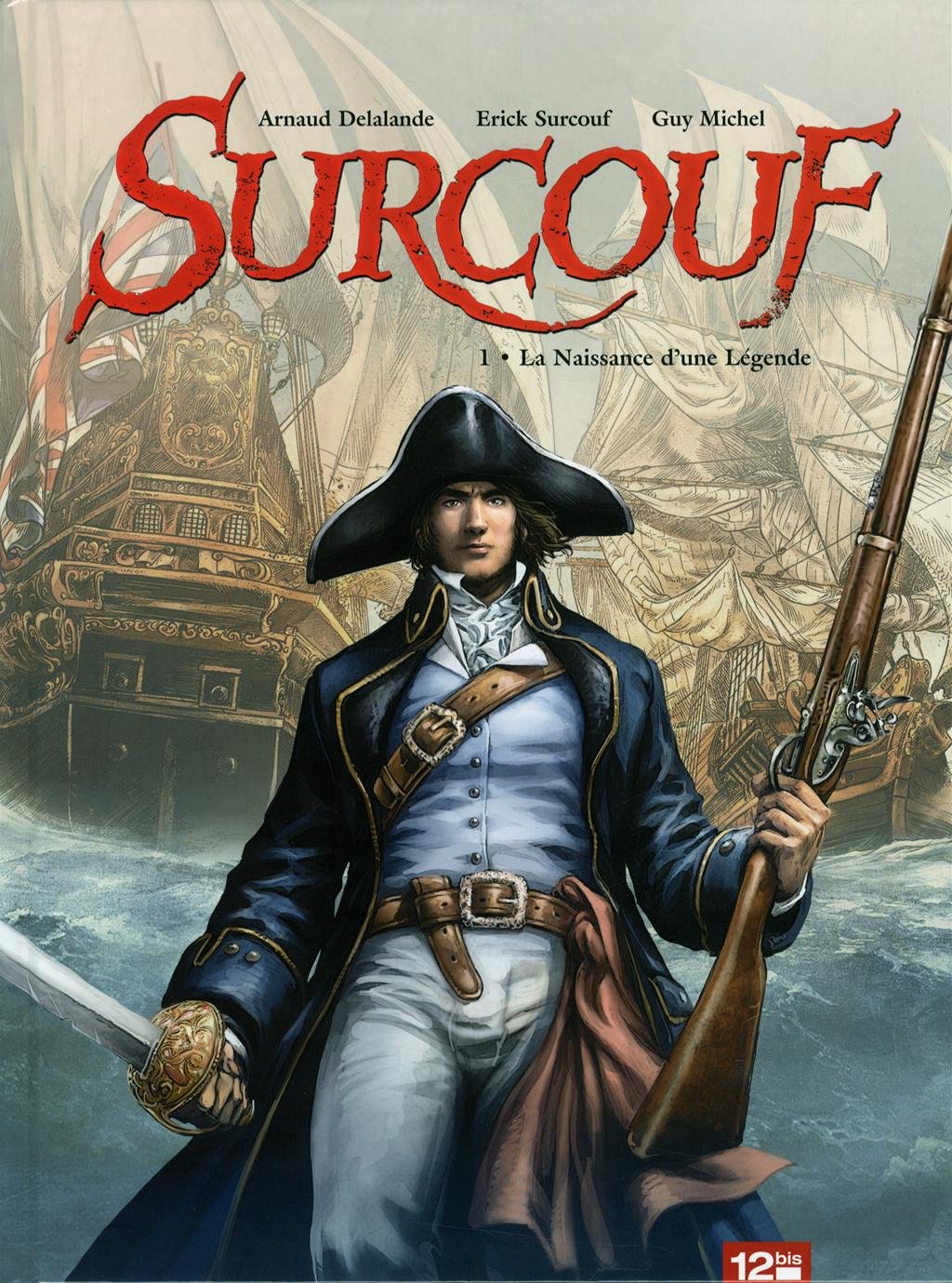 jaquette livre Surcouf tome 1