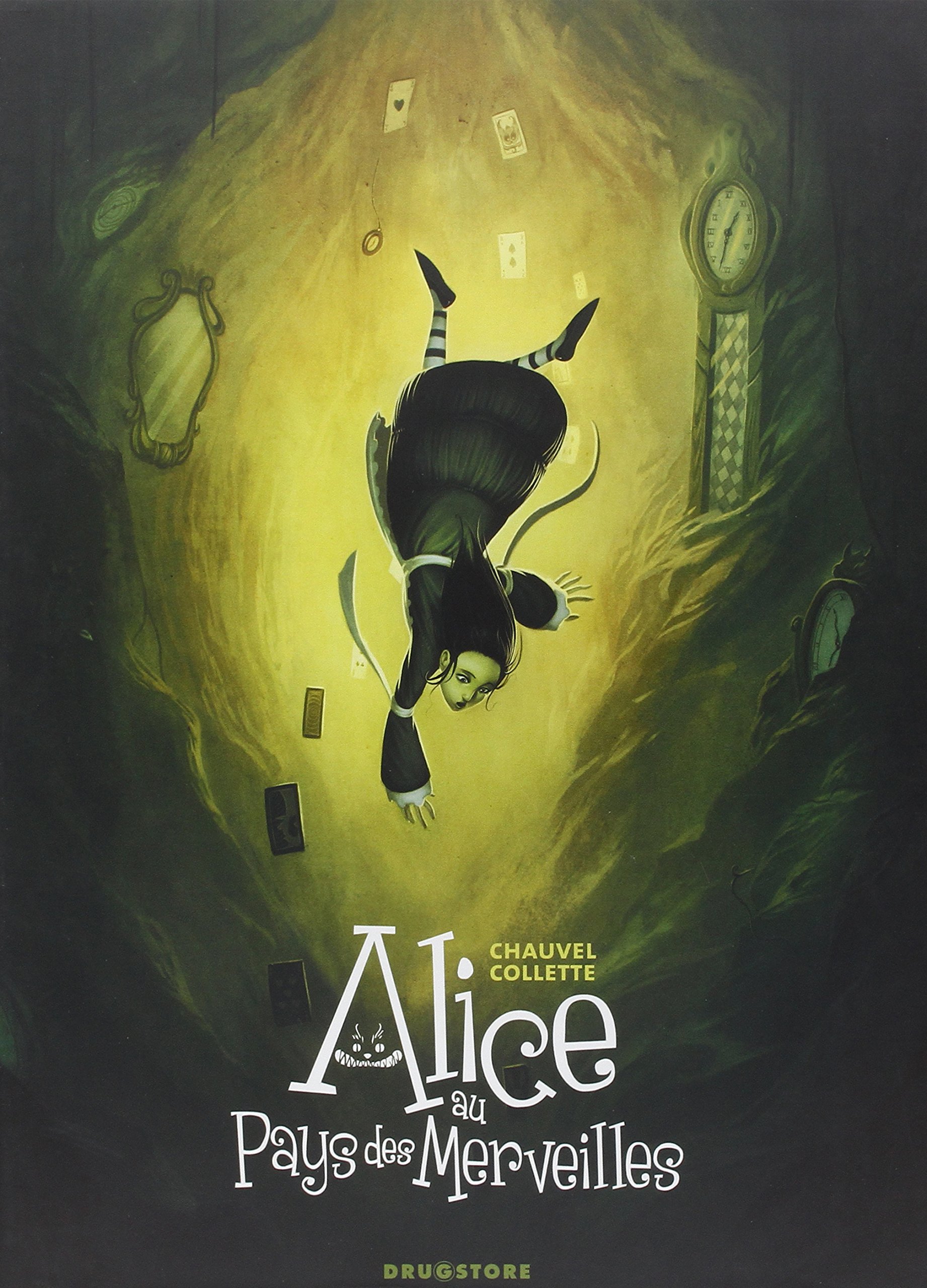 jaquette livre Alice au pays des merveilles