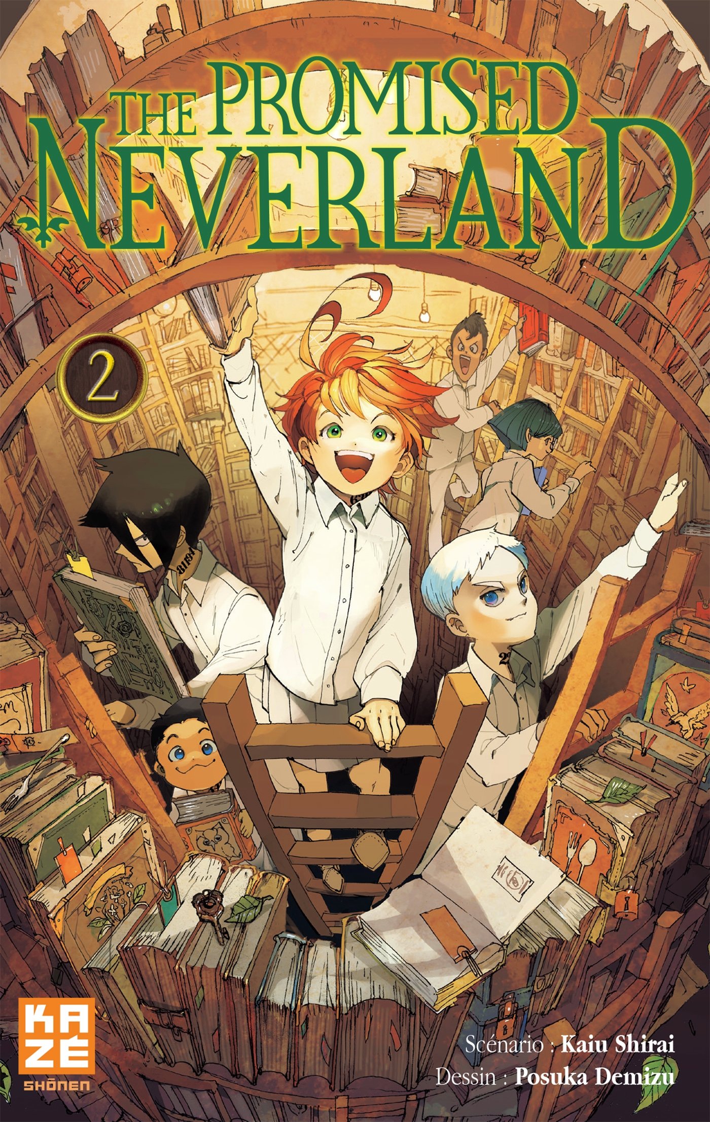 jaquette livre The Promised Neverland T02