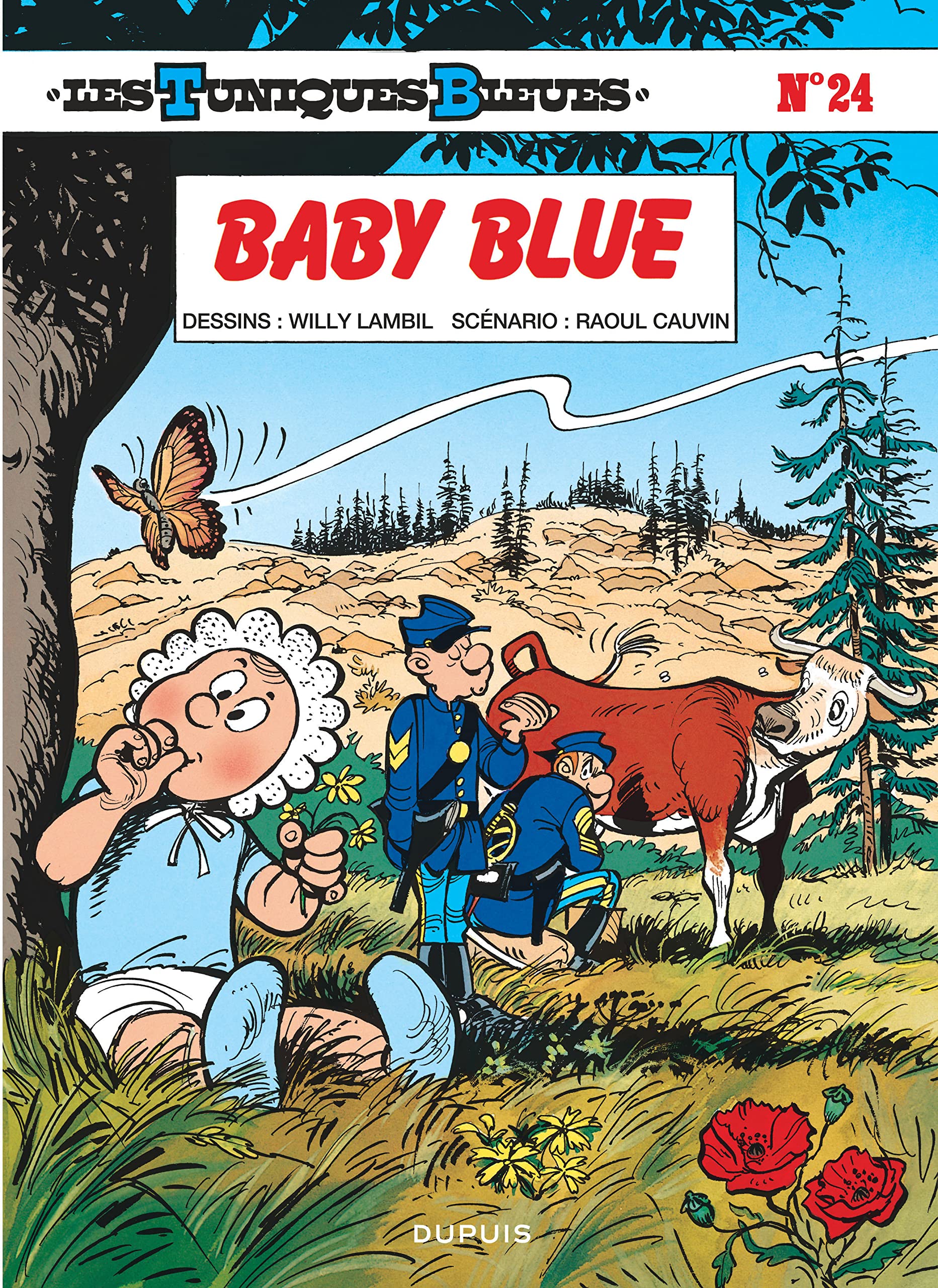 jaquette livre Les Tuniques bleues, tome 24 : Baby blue