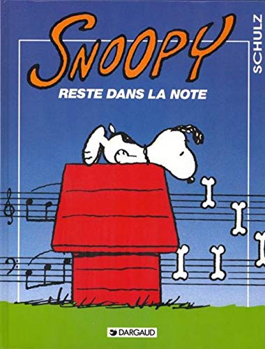 jaquette livre Snoopy Tome 23 - Snoopy Reste Dans La Note