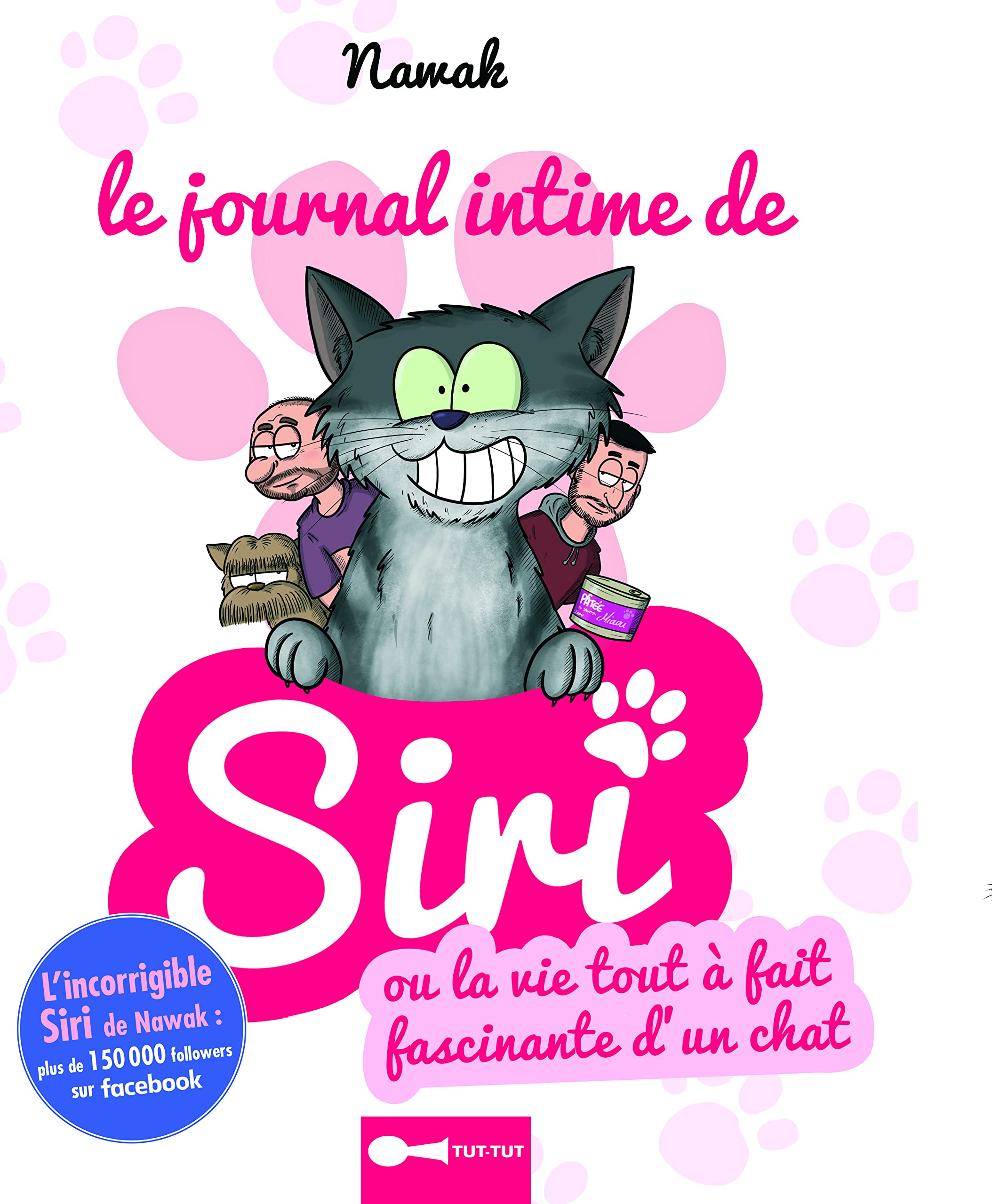 jaquette livre Le journal intime de Siri, ou la vie tout à fait fascinante d'un chat