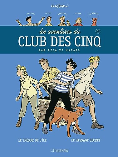 jaquette livre Les Aventures Du Club Des Cinq Tome 1 - Le Club Des Cinq Et Le Trésor De L'île - Le Club Des Cinq Et Le Passage Secret