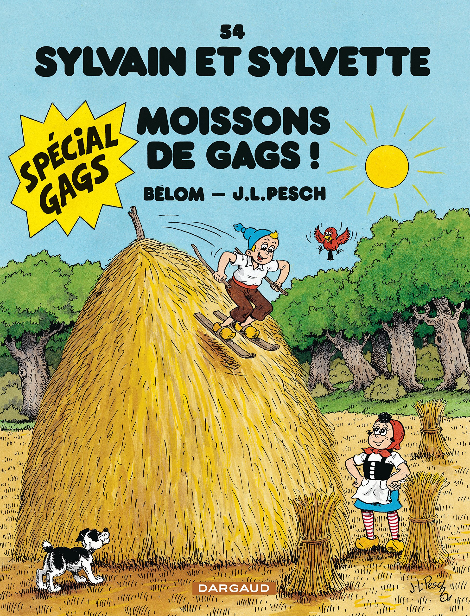 jaquette livre Sylvain et Sylvette - tome 54 - Moissons De Gags !