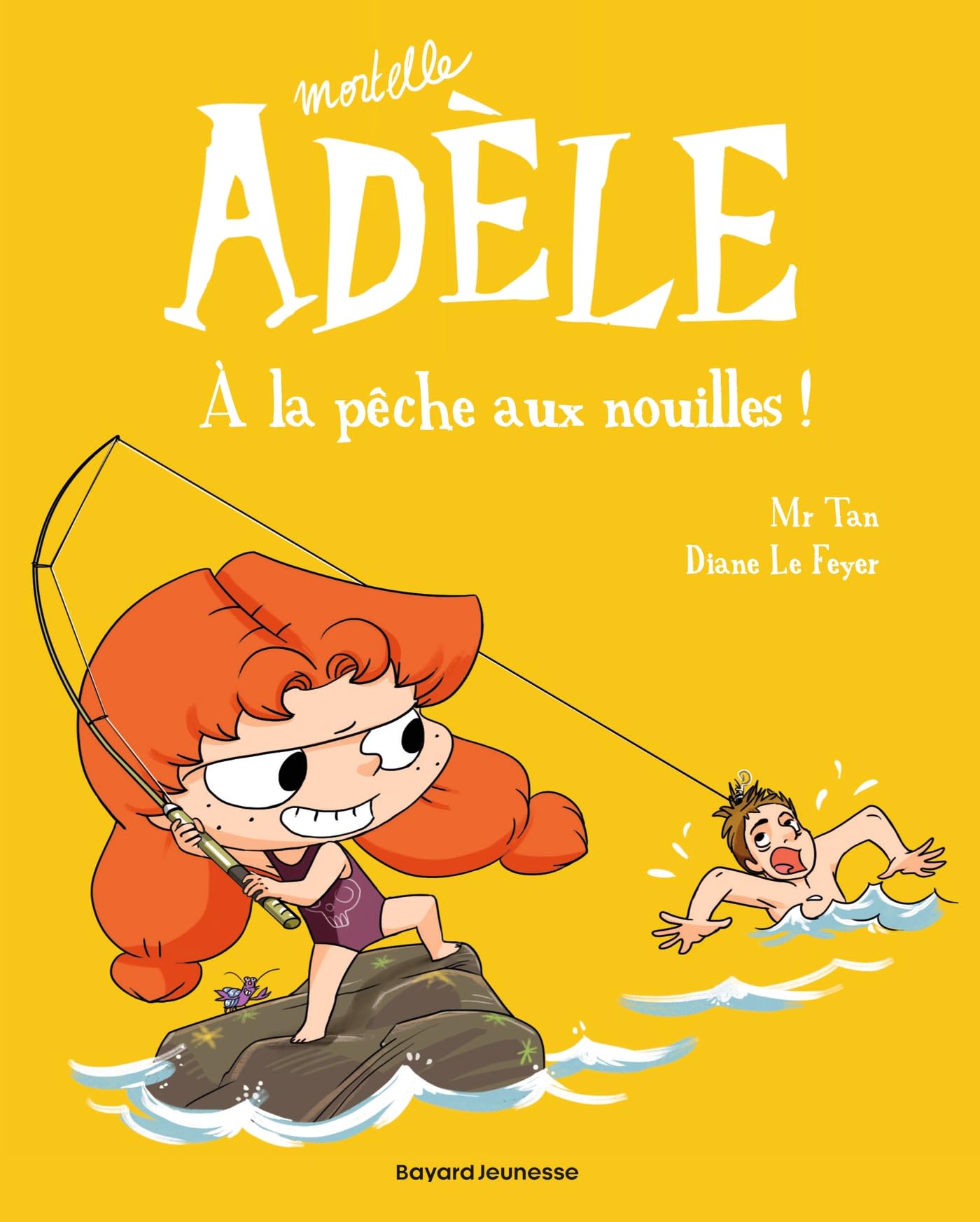 jaquette livre Mortelle Adèle T.12 - À la pêche aux nouilles
