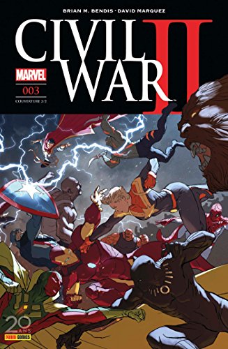 jaquette livre Civil War Ii N° 3, Mars 2017 - Couverture 2/2
