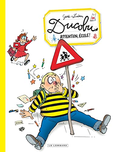 jaquette livre L'élève Ducobu Tome 24 - Attention, École !