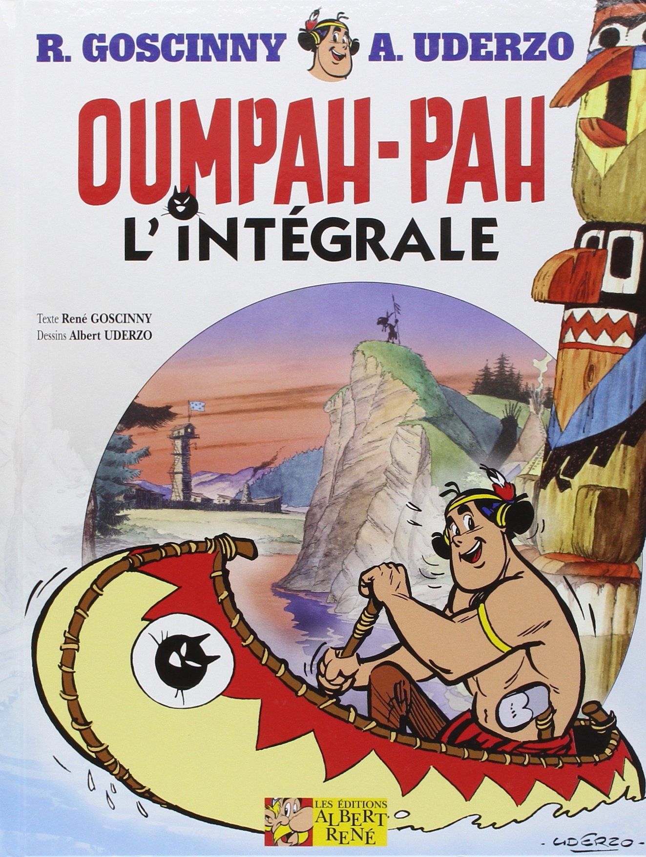 jaquette livre Oumpah-Pah Le peau rouge, L'intégral :