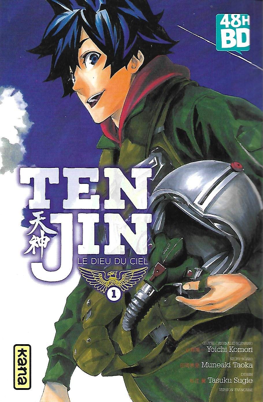jaquette livre Tenjin T01 - 48H BD 2018