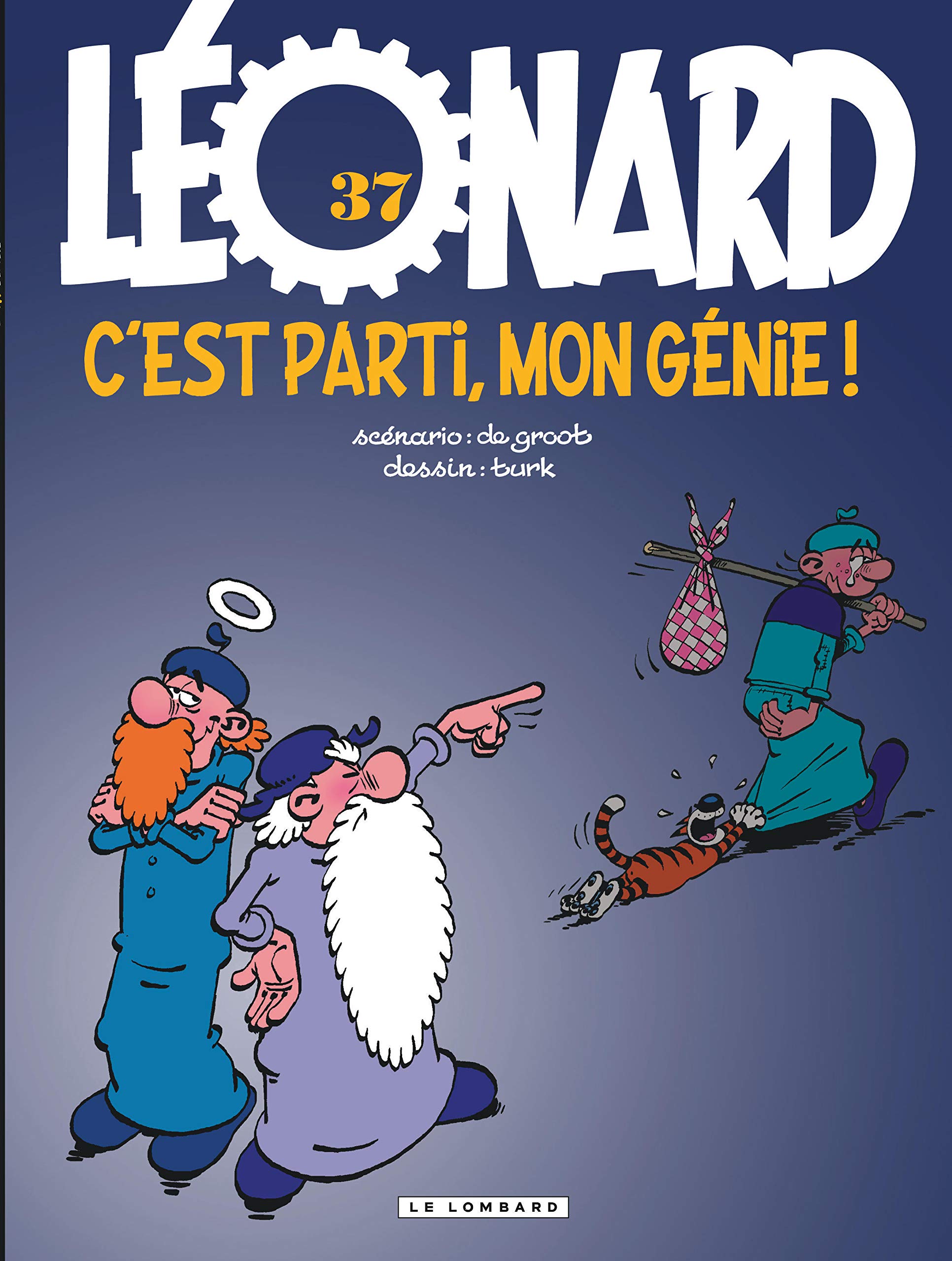 jaquette livre Léonard - tome 37 - C'est parti, mon Génie !